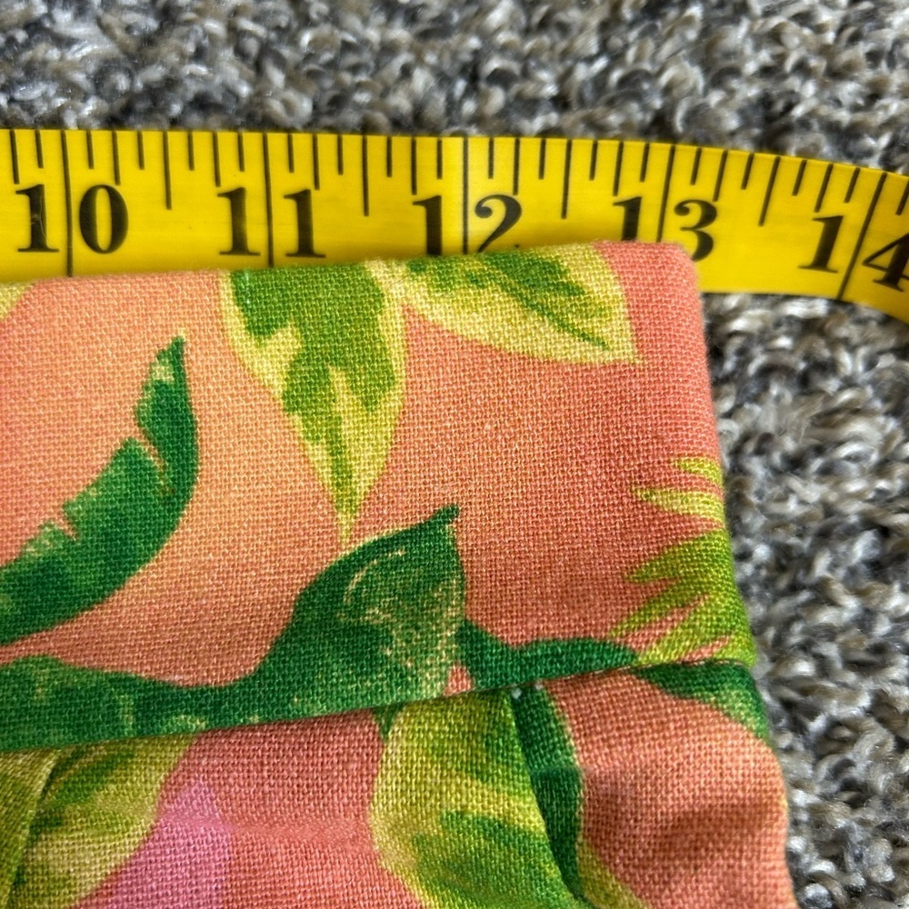 Monteau NWT Linen Blend Tropical Pattern Shorts size small - Picture 5 of 7